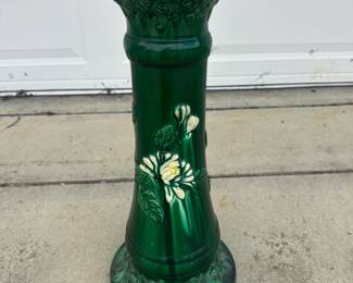 Majolica pedestal