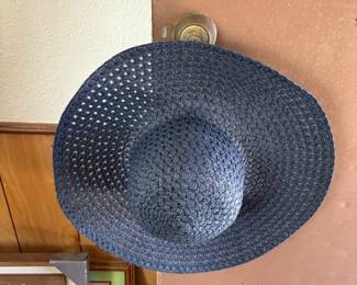 Blue sun hat