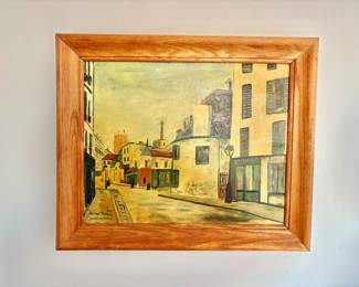"La Rue du Mont-Cenis" by Arthur Neuman, 1949 - Apres M. Utrillo 