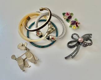 Vintage Pins, Bangles