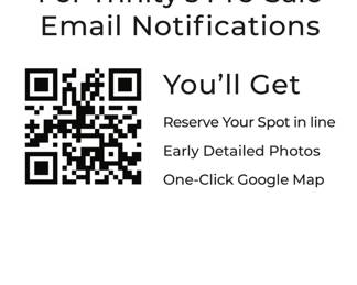 Trinity email sign up QR