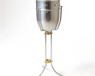 Lot 067  
Contemporary Champagne Bucket and Stand