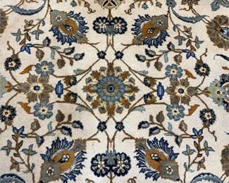 Lot 064   
Kashan Wool Area Rug, Vintage, 9' x 13'