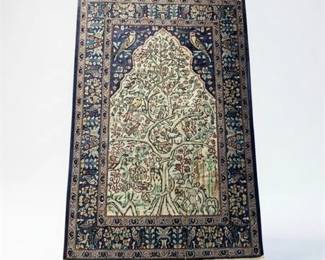 Lot 024   
Vintage Tree Of Life Rug, Caucasian, Wool and Silk