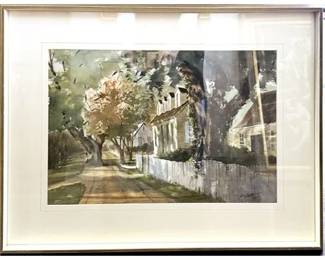 Lot 035-R   
Don Settle, Signed Watercolor, 1965, Untitled