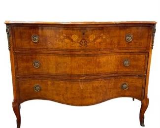 Lot 038   
Robert Irwin Burled, Banded, and Inlaid Dresser