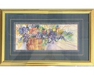 Lot 126-sil   
Joann Williams Walker, English Lilac I, Watercolor