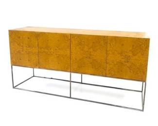 Lot 002   
Milo Baughman for Thayer Coggin Burl Wood Credenza