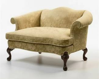 Lot 063   
Baker Furniture Georgian Style Hump Back Settee