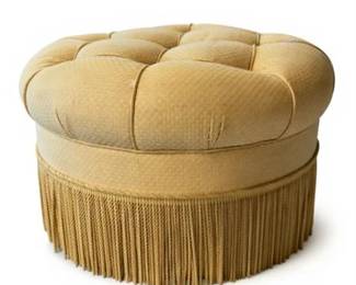 Lot 022   
Edward Ferrell Ltd., Bridgewater, Tufted Round Ottoman