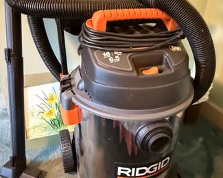 RIDGID 16 Gallon , 6.5 Peak HP, Stainless Steel, Wet/Dry Shop Vacuum