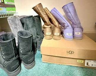 Assorted Womens Footwear Collection featuring UGG Boots