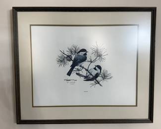 Limited Edition Print "Chickade" by Ken Schultz (#31/500)