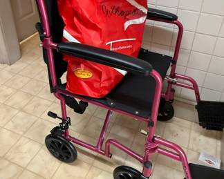 Lightweight Aluminum Transport Chair