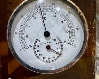 Concorde Air France Thermometer and Hygrometer