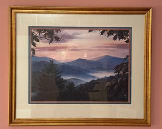Limited Edition Print titled "Smokies Evening" by Jim Gray