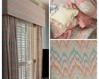 Custom Upholstered Drapes and Pillows