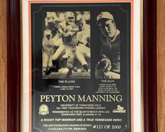 Peyton Manning Legends of Sports Collector Series Limited Edition Commemorative