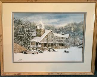 Limited Edition Print of Mountain View Hotel, Gatlinburg, TN by G Webb (#211/1000)