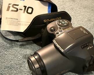 Olympus IS-10 mm Film Camera with Case and Manual