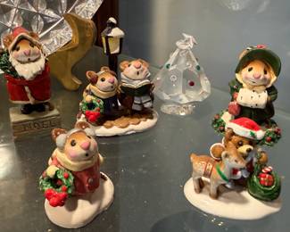 Wee Forest Folk Christmas Figurines