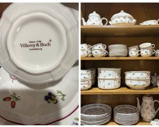 Villeroy & Boch "Petite Fleur" Pattern Porcelain Dinnerware