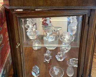 Wood and Glass Display Cabinet
