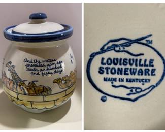Louisville Stoneware "Noah's Ark" Cookie Jar