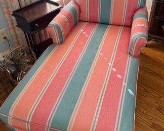 Striped Chaise Lounge