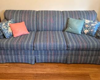 Broyhill Upholstered Striped Sofa Bed