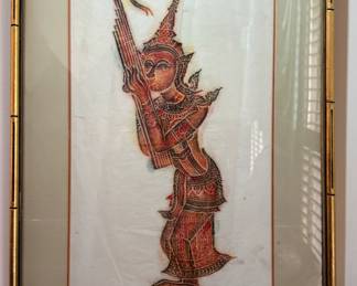 Thai Art Featuring a Musician