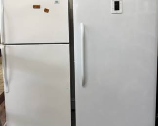 Roper Refrigerator and Frigidaire Freezer