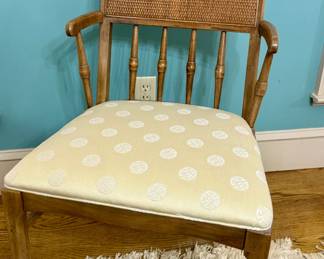 Cane Back Chair Details