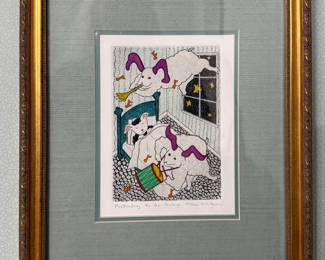 Limited Edition Print titled "Pretending to Be Asleep," by J. Havens (#62/300)