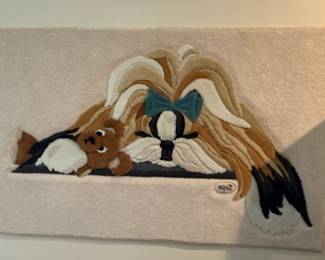 Rug with Shih Tzu and Teddy Bear by Phyllis (95)