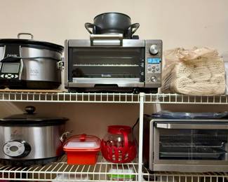 Various Kitchen Appliances by All-Clad, Dansk, Breville and Cuisinart