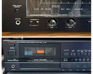 Luxman Digital Synthesized AM/FM Stereo Receiver and Luxman Stereo Cassette Deck