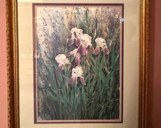 Jim Gray Iris Lithograph