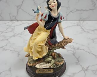 Giuseppe Armani Figurine: Walt Disney's "Snow White With Bluebird" 209C With Original Box