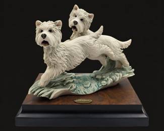 Giuseppe Armani Figurine: "Westies" 732S With Original Box