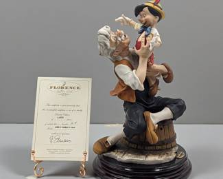 Signed Giuseppe Armani Figurine: Limited Ed. A.P./1075 Disney's "Father's Love" 490C w/ COA And Box