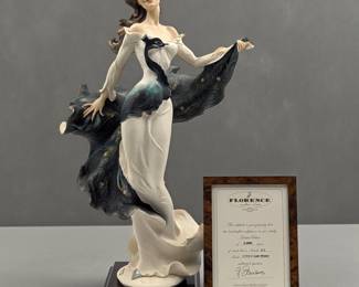 Giuseppe Armani Figurine: Limited Ed. 23/3000 "Lady Wynne" 1173C w/ COA And Original Box