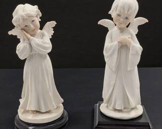 Giuseppe Armani Figurines: "Little Angel" 620F And "God Bless" 1586F With Original Boxes