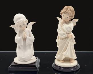 Giuseppe Armani Figurines: "Knelt Little Angel" 621F And "Pure Innocence" 1585C With Original Boxes
