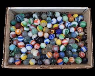 Lot Of Antique And Vintage Marbles