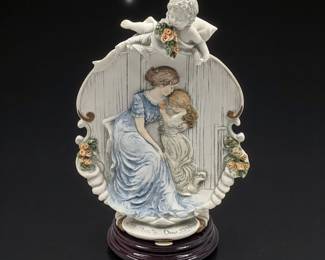 Giuseppe Armani Figurine: "1996 Mother's Day Plaque" 341C With Original Box