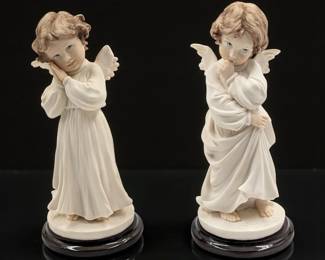 Giuseppe Armani Figurines: "God Bless" 1586C And "Pure Innocence" 1585C With Original Box