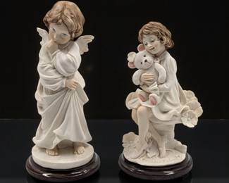 Giuseppe Armani Figurines: "Pure Innocence" 1585C And "Tender Feeding" 1606F With Original Boxes