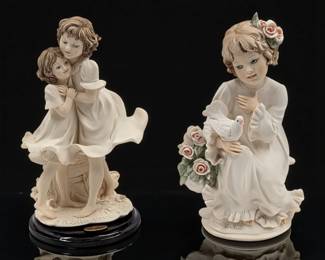 Giuseppe Armani Figurines: "Sweet Heart" 7819F And "A Little Secret" 1608P With Original Boxes
