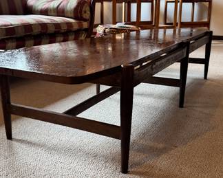 MCM Coffee Table “Surfboard” Bassett walnut 